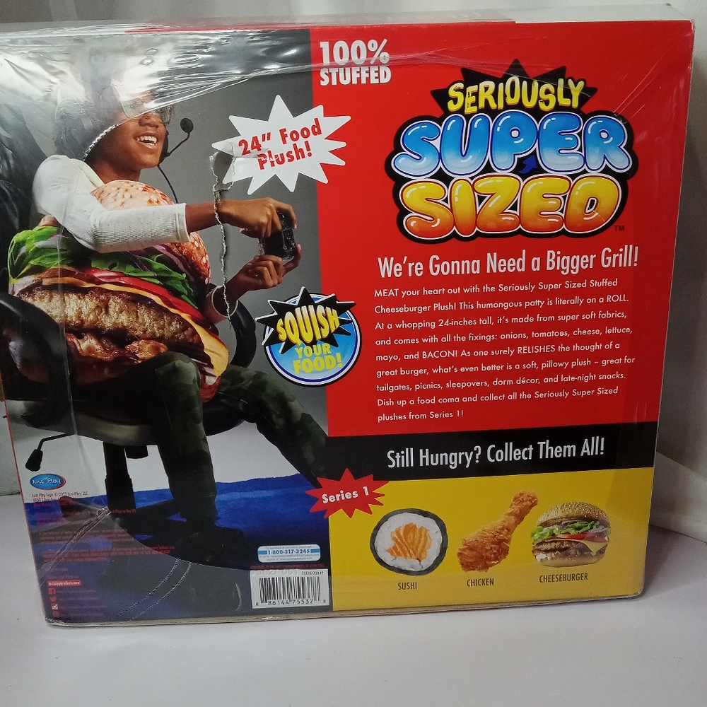 Giant Cheeseburger plush - Picture 2 of 2